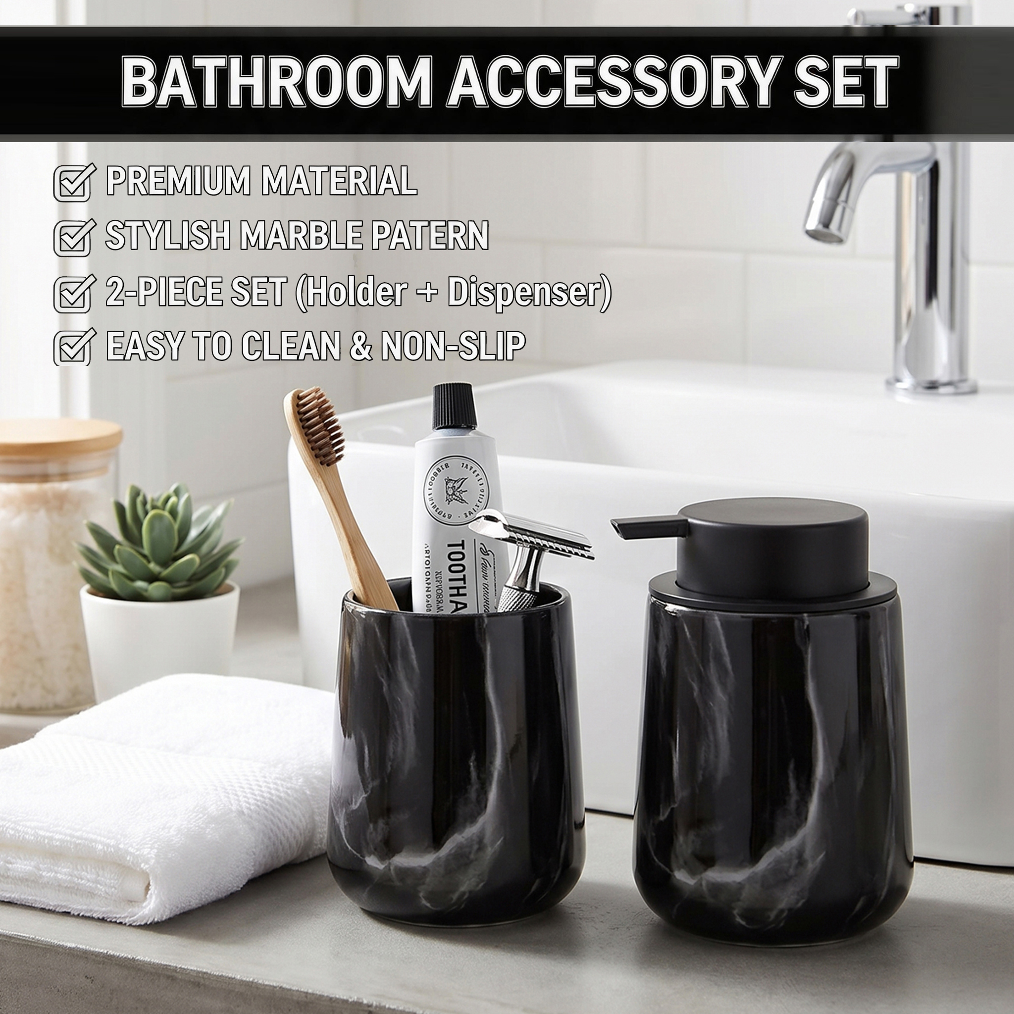 Elegant Hand Soap Dispenser an - Home Essentials Bathroom Organizer ulasan dan harga