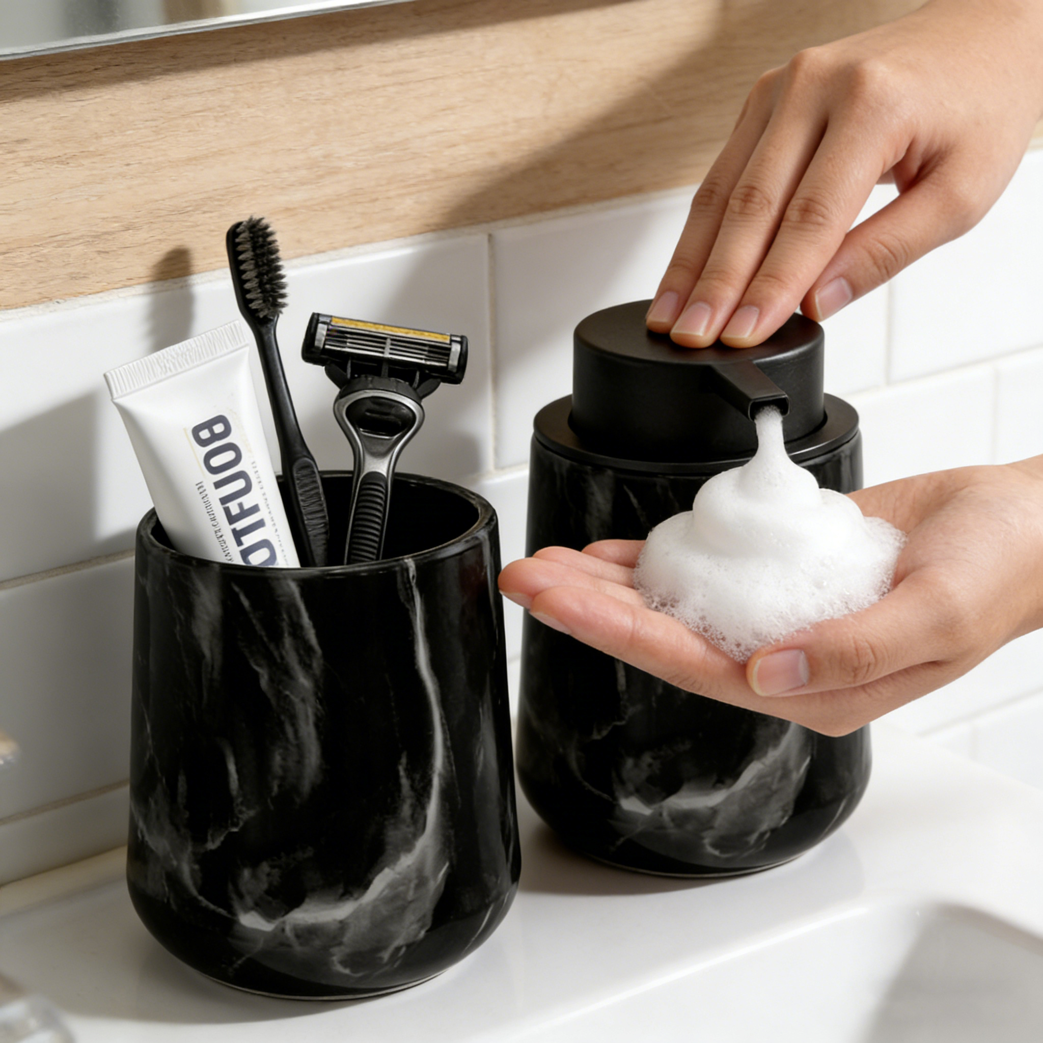Elegant Hand Soap Dispenser an - Home Essentials Bathroom Organizer ulasan dan harga
