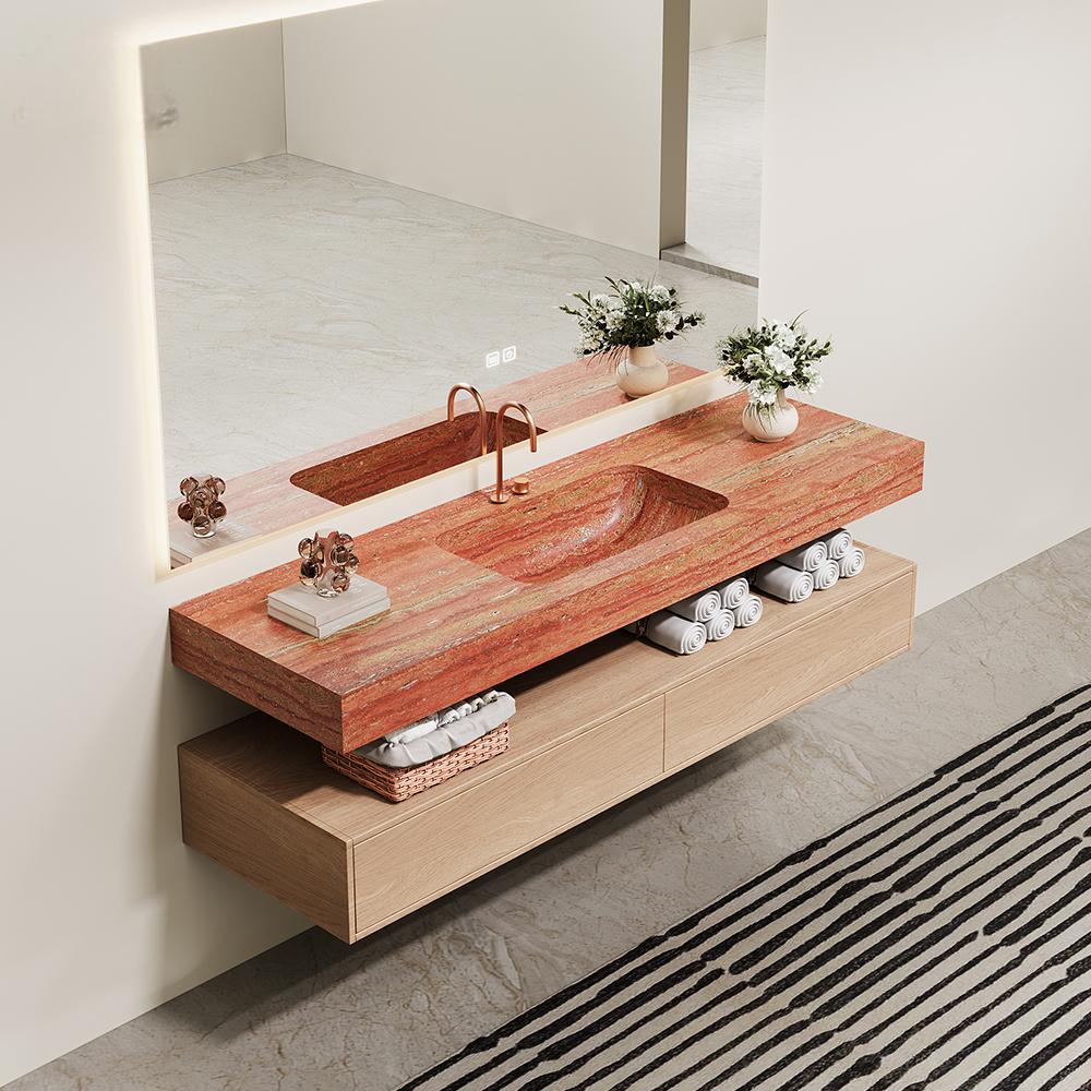 Black and white roots Luxury S - Home Living Bathroom Vanity ulasan dan harga