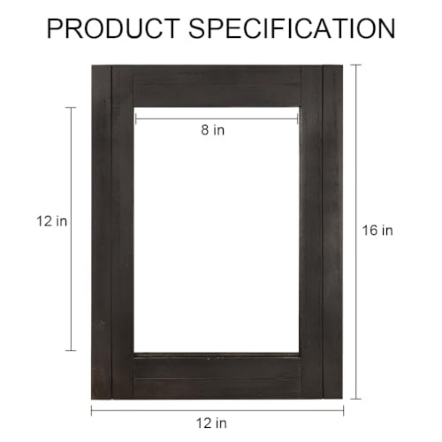 Rectangle Wall Mirror for Bath - Home Living Bathroom Vanity ulasan dan harga