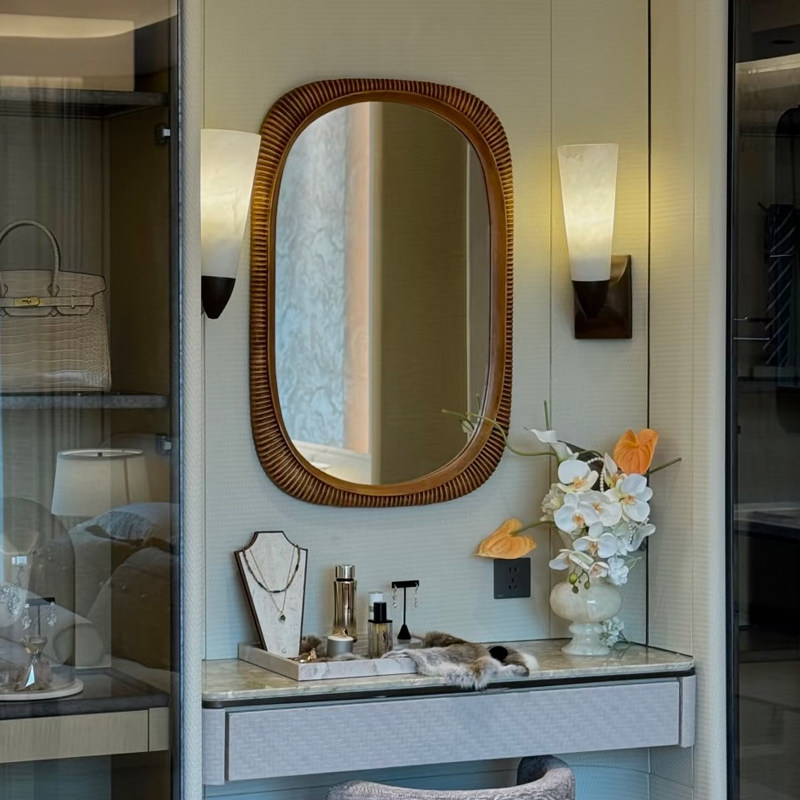 Vintage Makeup Mirror Living R - Home Living Bathroom Vanity ulasan dan harga