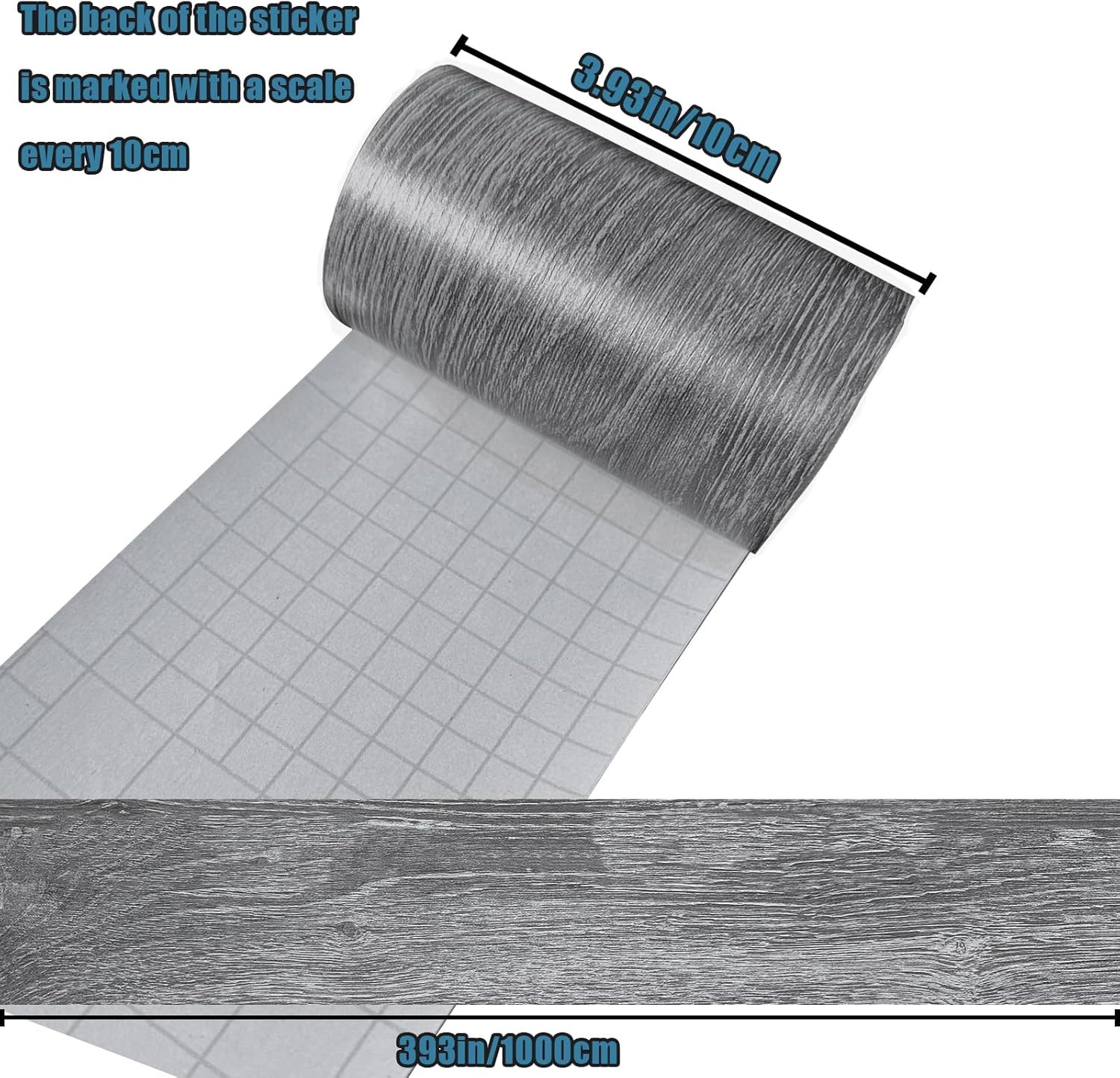 Dark Grey Wood Grain 3D Peel a - Home Bathroom Images ulasan dan harga