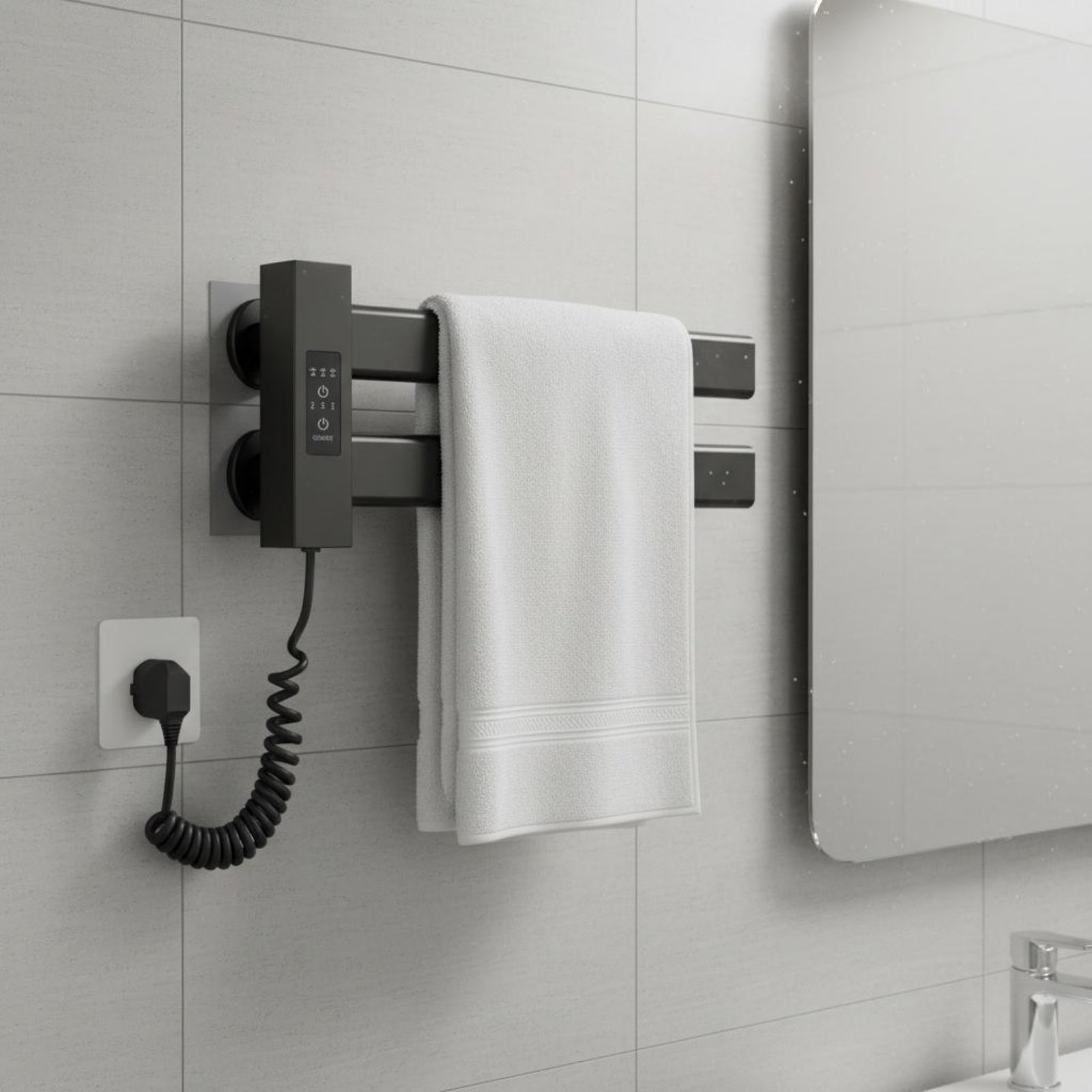 Smart Towel Heating Rack Quick - Home For Bathroom ulasan dan harga