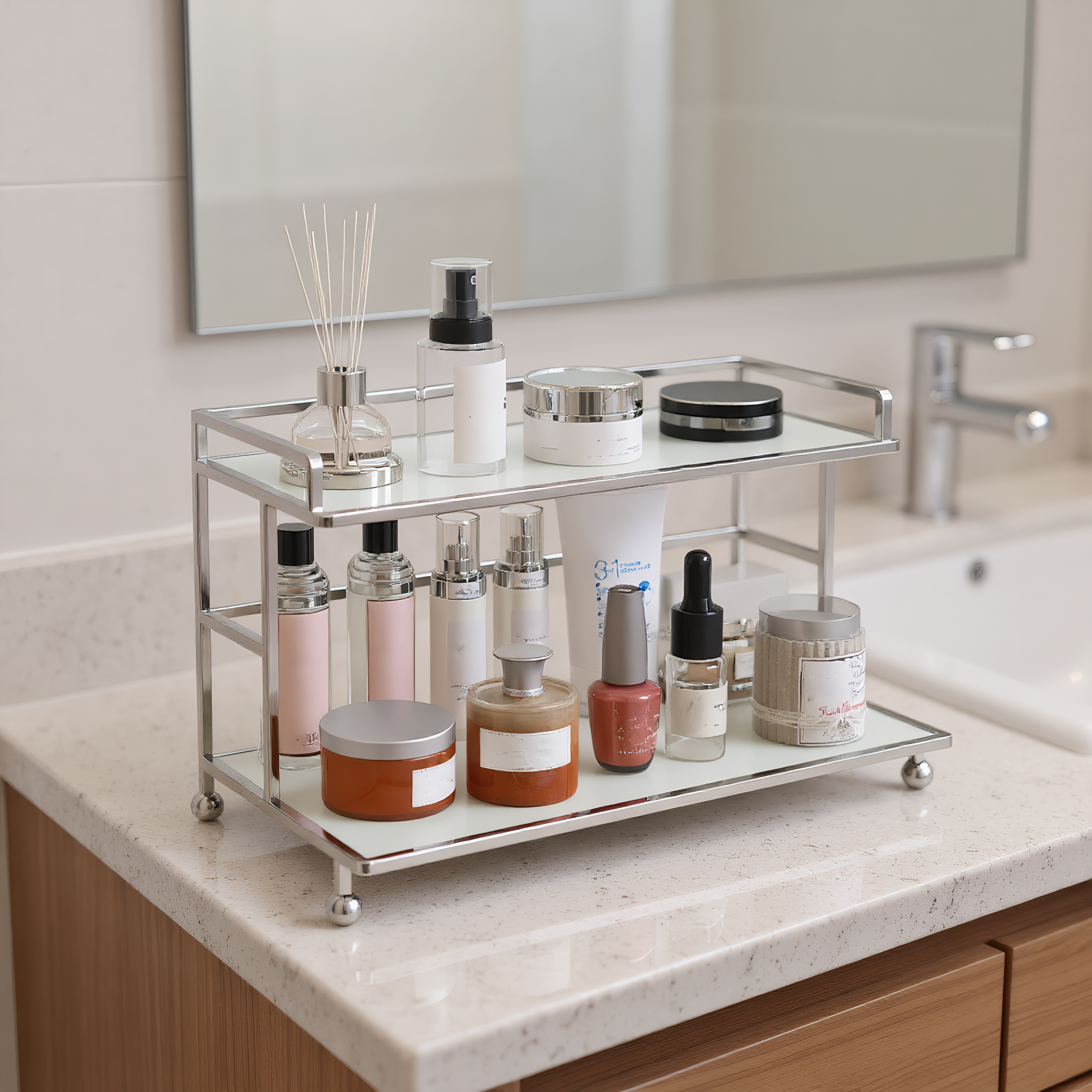 1 Pcs Dressing Table Storage R - Home Living Bathroom Vanity ulasan dan harga