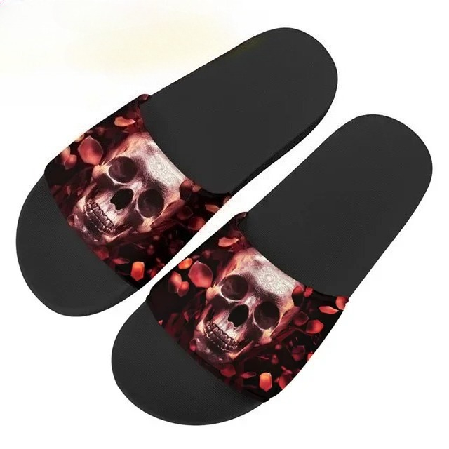 Gothic Skull Design Woman Summ - Home Design Bathroom ulasan dan harga