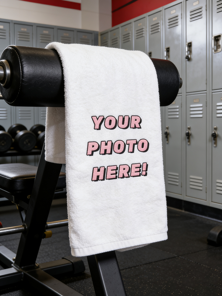 1Pc/2Pc Custom Photo Towel, Up - Home Bathroom Images ulasan dan harga