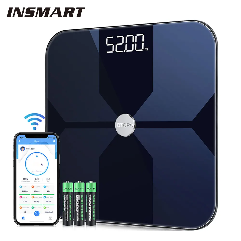 Body Fat Scale Wifi Home Preci - Home Bathroom Scales ulasan dan harga