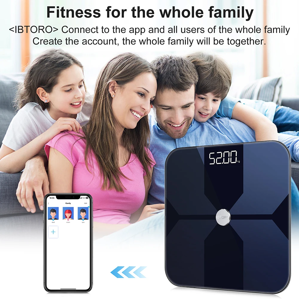 Body Fat Scale Wifi Home Preci - Home Bathroom Scales ulasan dan harga