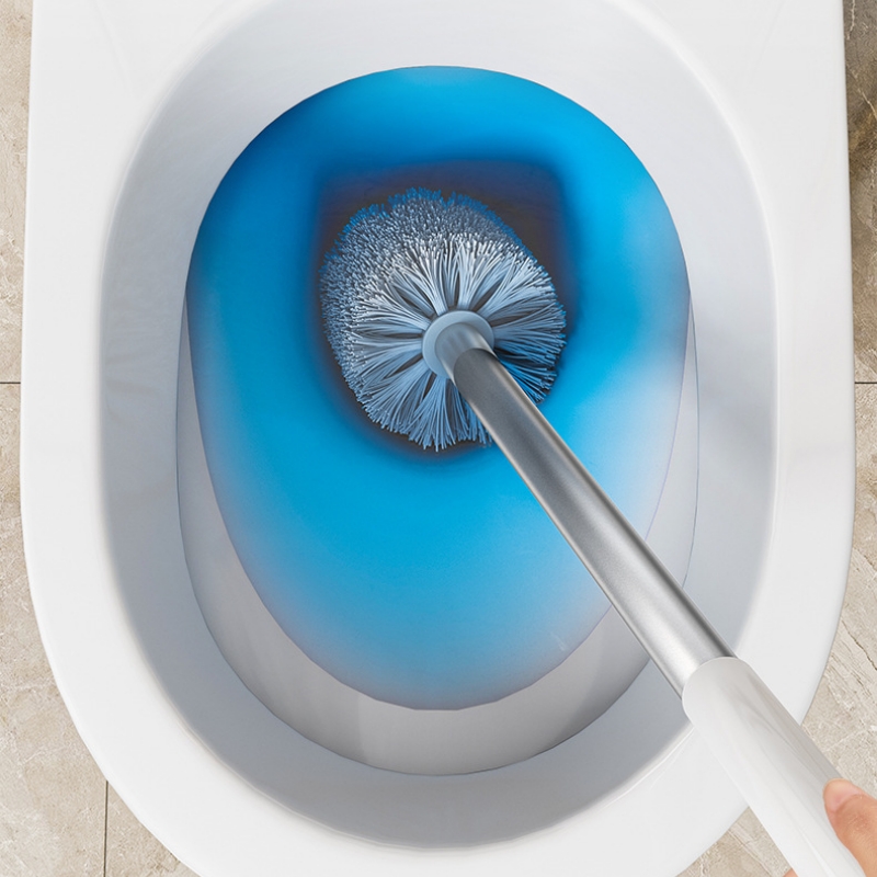 1 Set Toilet Brush With Holder - Home Bathroom Cleaning Kit ulasan dan harga