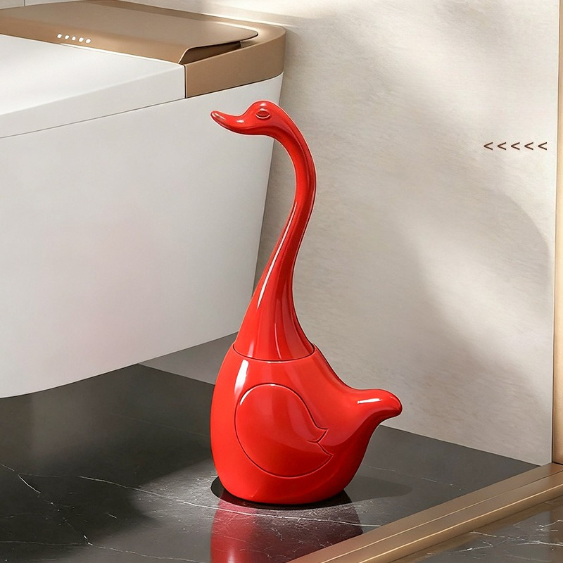 Creative Swan Toilet Brush Hou - Home Bathroom Cleaning Kit ulasan dan harga