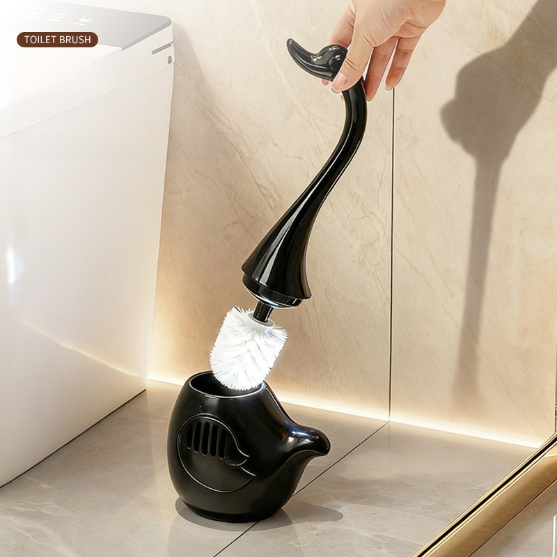 Creative Swan Toilet Brush Hou - Home Bathroom Cleaning Kit ulasan dan harga