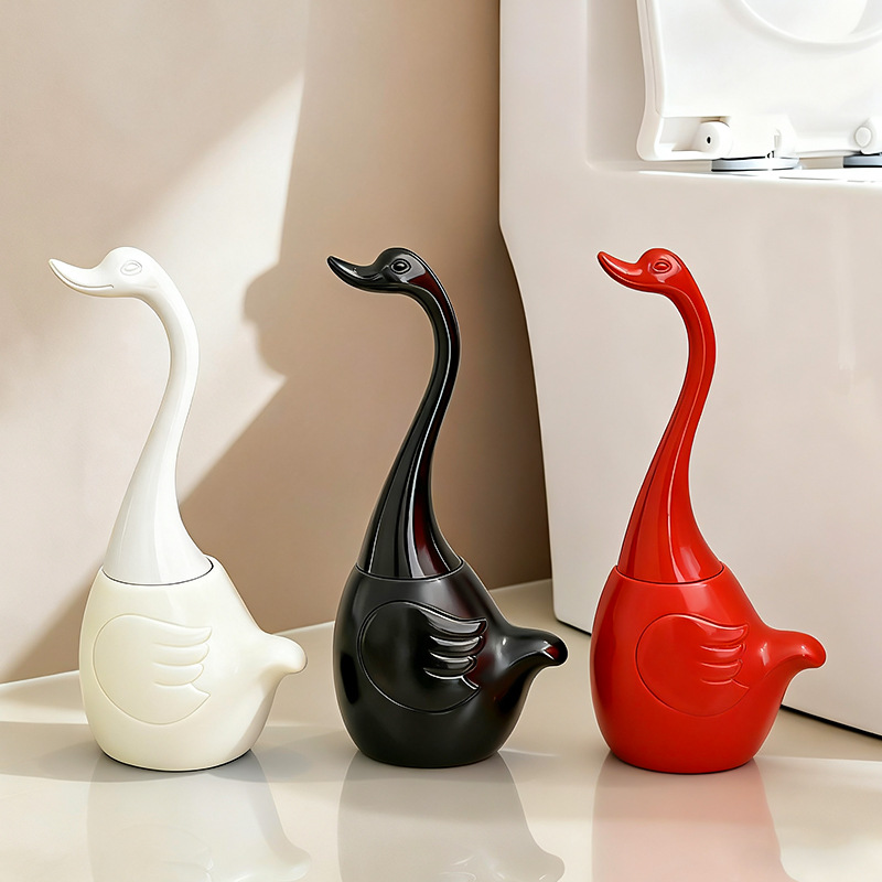 Creative Swan Toilet Brush Hou - Home Bathroom Cleaning Kit ulasan dan harga