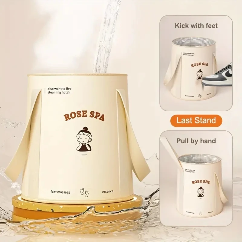 Nordic Foldable Foot Bath Buck - Home Bathroom Tub ulasan dan harga