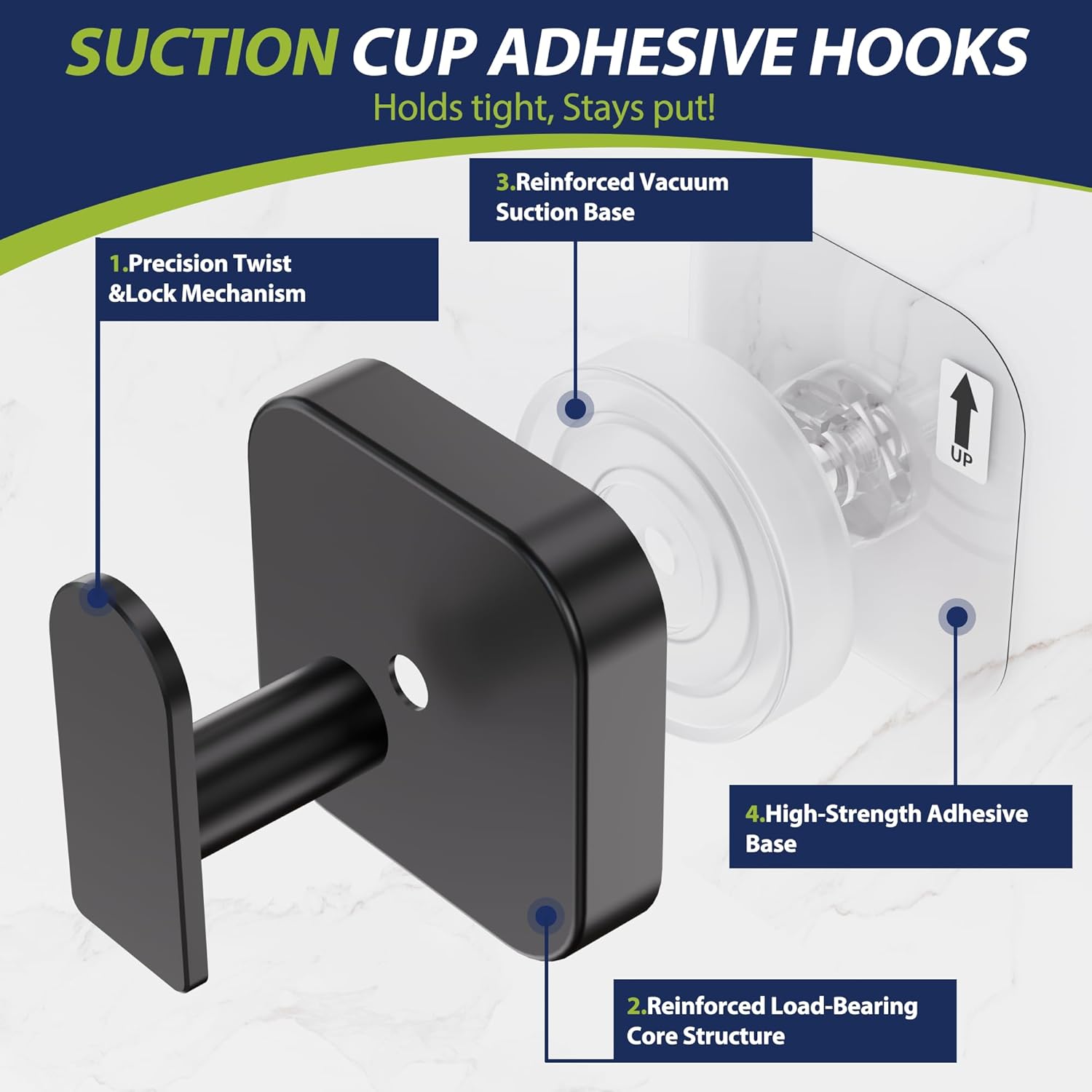 Suction Cup Hooks for Shower,  - Robe Hook Adhesive ulasan dan harga