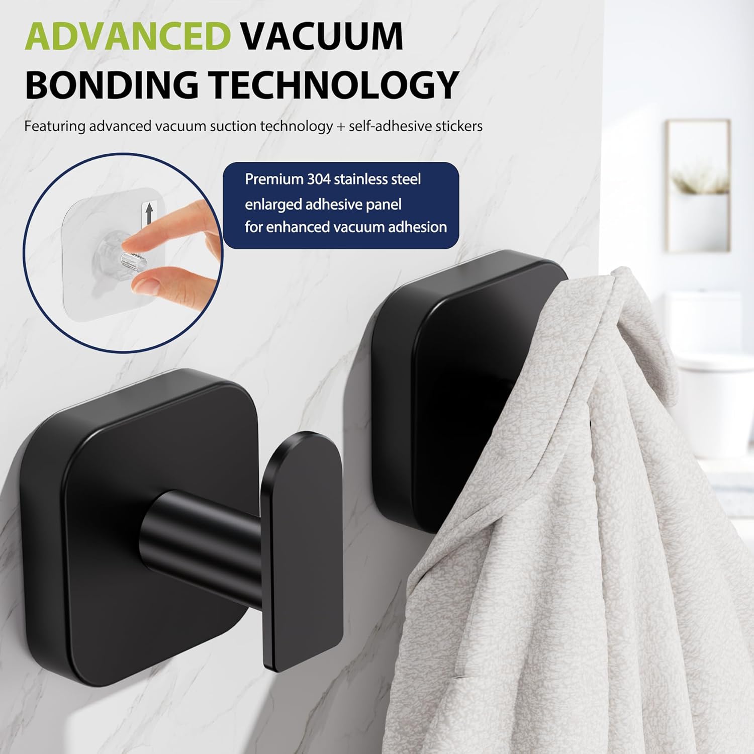 Suction Cup Hooks for Shower,  - Robe Hook Adhesive ulasan dan harga