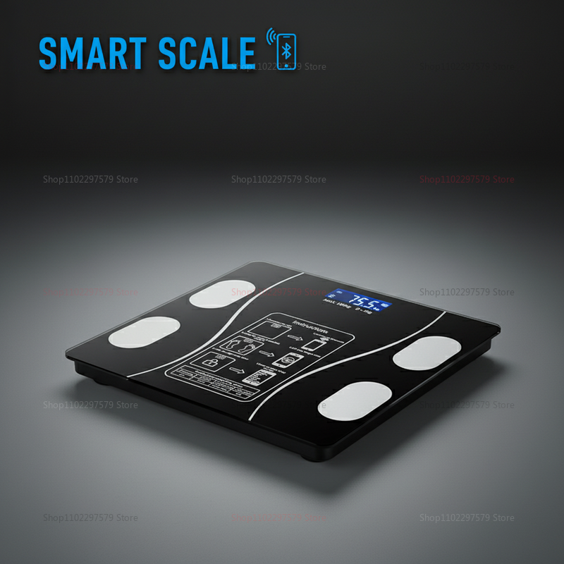 Bluetooth Body Fat Scale Smart - Home Bathroom Scales ulasan dan harga