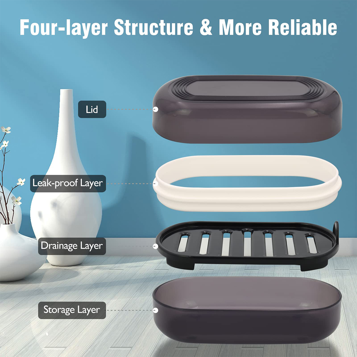 Portable Bathroom Soap Holder  - Home Bathroom Organizer ulasan dan harga