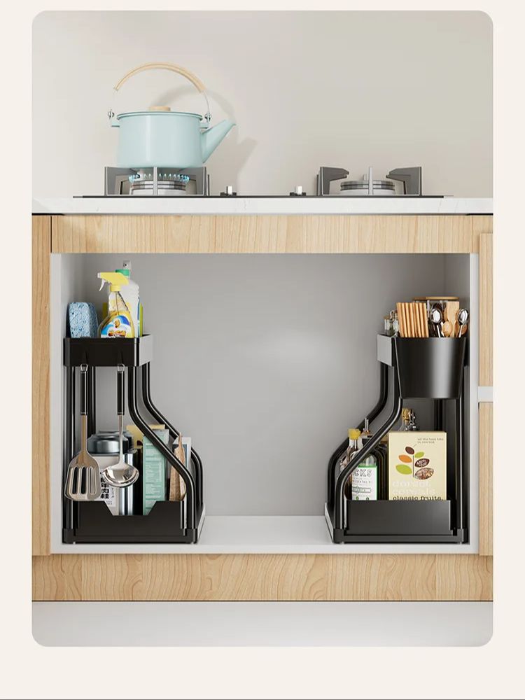 Under Sink Organizer Pull Out  - Home Essentials Bathroom Organizer ulasan dan harga
