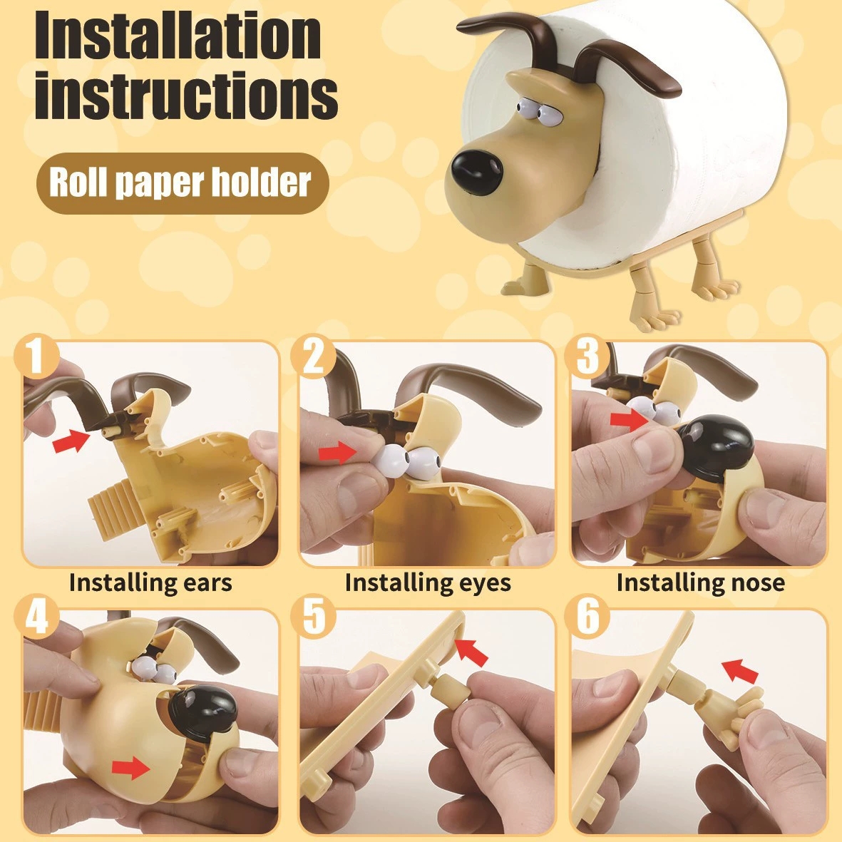 Fun Dog Raccoon Sheep Toilet P - Home Center Bathroom Accessories ulasan dan harga