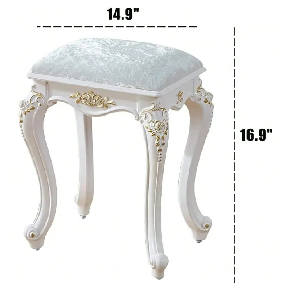 Vanity Stool Vanity Chair,Roun - Home Living Bathroom Vanity ulasan dan harga